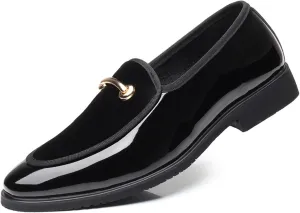 Dress Shoes for Men Luxury Italian Style Oxford Shoes for Men Patent Leather Groom Wedding Shoes
