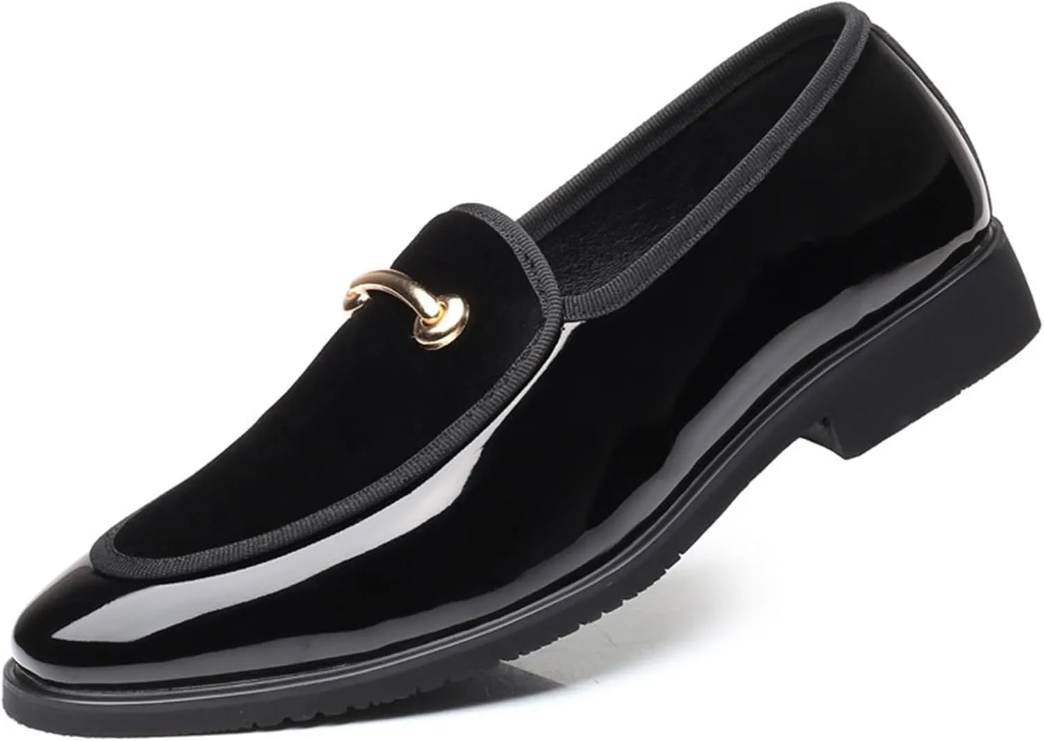 Dress Shoes for Men Luxury Italian Style Oxford Shoes for Men Patent Leather Groom Wedding Shoes
