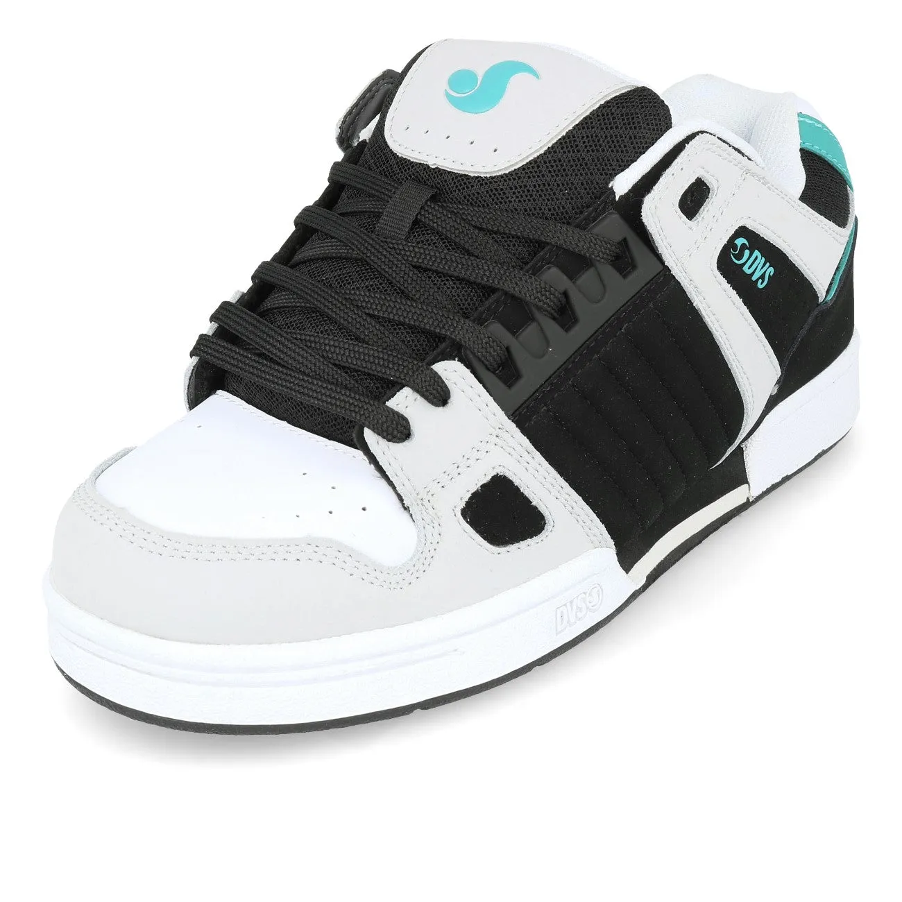 DVS Celsius Herren Black Charcoal White Turquoise Nubuck