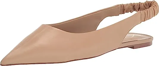 Edelman Plug-in Toe Slingback Slip Whitney Dress Sam Problem-solving Macadamia Strap On Pointed Flats