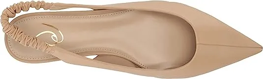 Edelman Plug-in Toe Slingback Slip Whitney Dress Sam Problem-solving Macadamia Strap On Pointed Flats