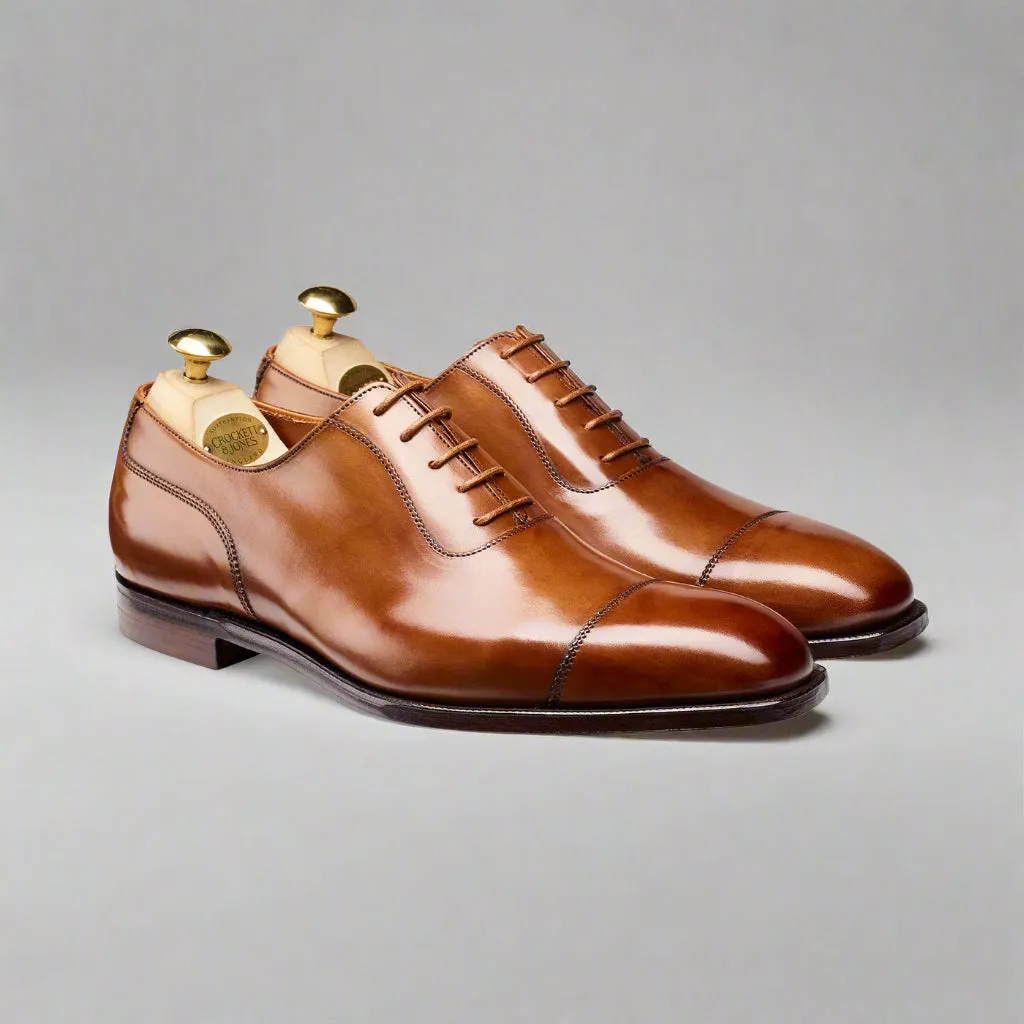 Egerton Tan Antique Calf, Crockett & Jones