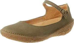 El Naturalista Women's Ankle Strap Ballet Flats