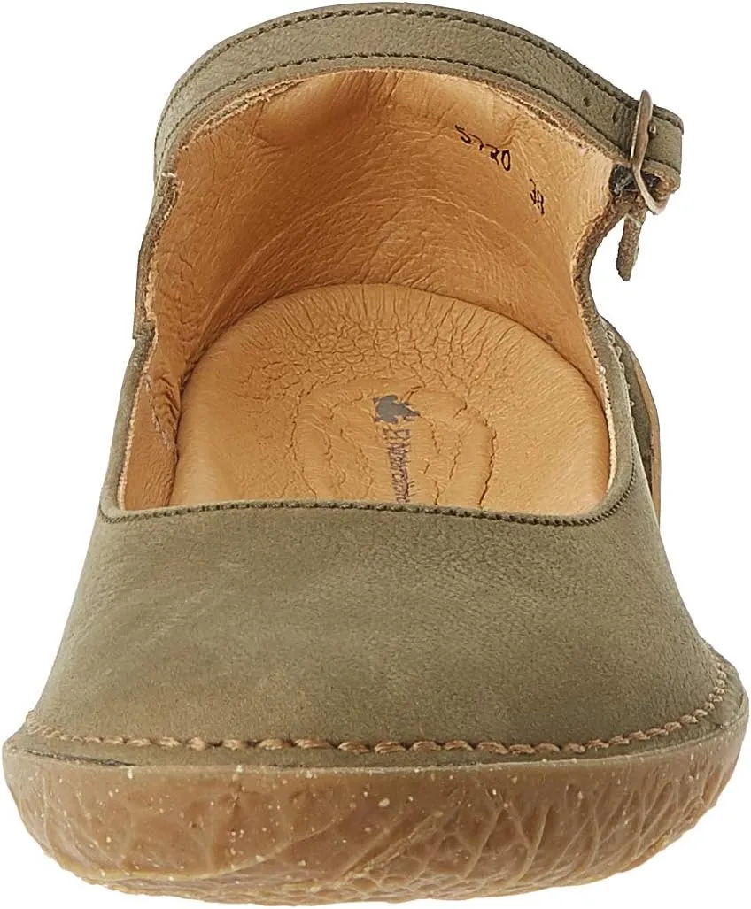 El Naturalista Women's Ankle Strap Ballet Flats