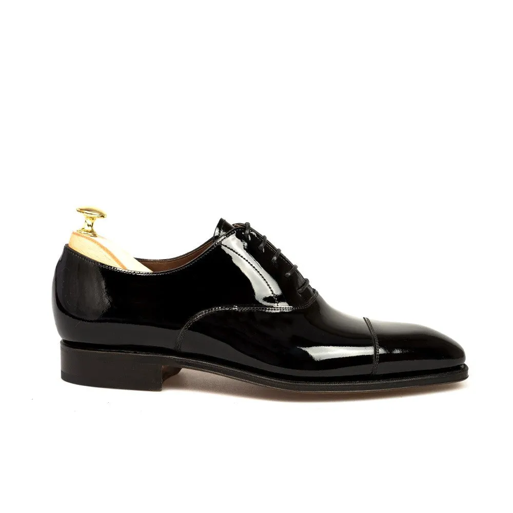 Elliot Black Patent Toecap Oxford