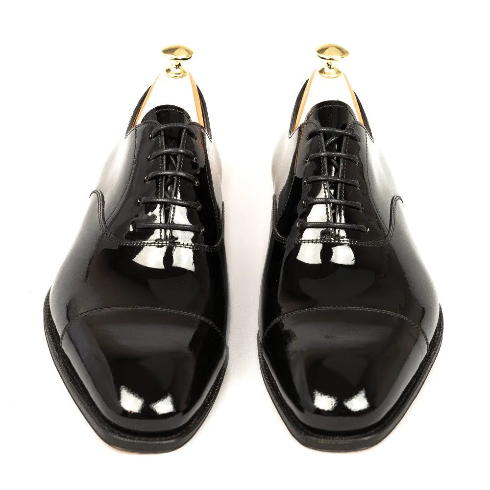 Elliot Black Patent Toecap Oxford