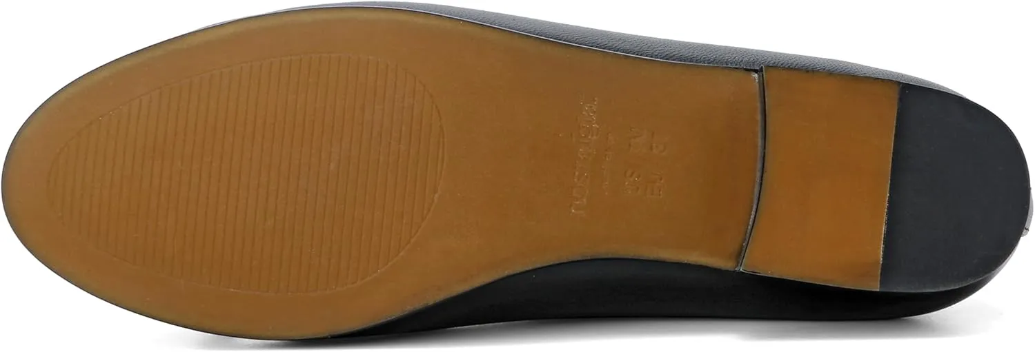 Euphoria Genuine Lambskin Bow Ballet Flats