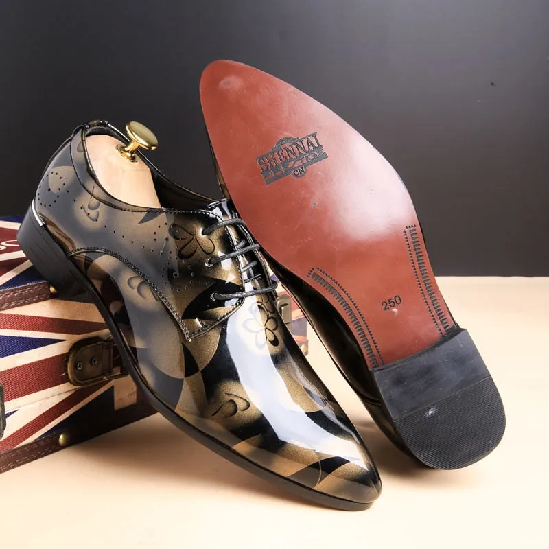 Fashion Patent Luxury Oxford Shoes