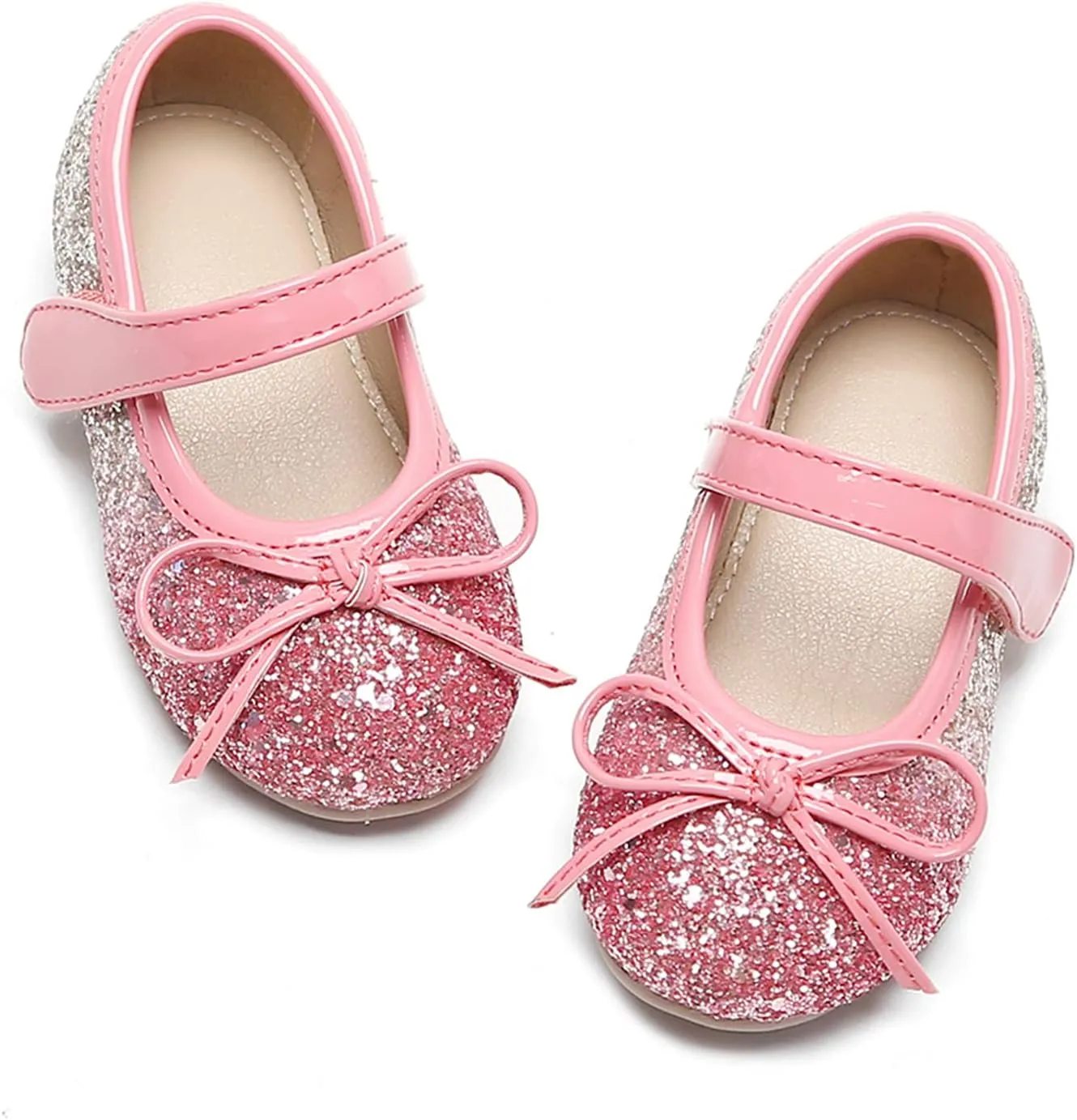 Felix & Flora Toddler Flower Girl Dress Shoes - Girl Ballet Flats Party School Shoes Wedding