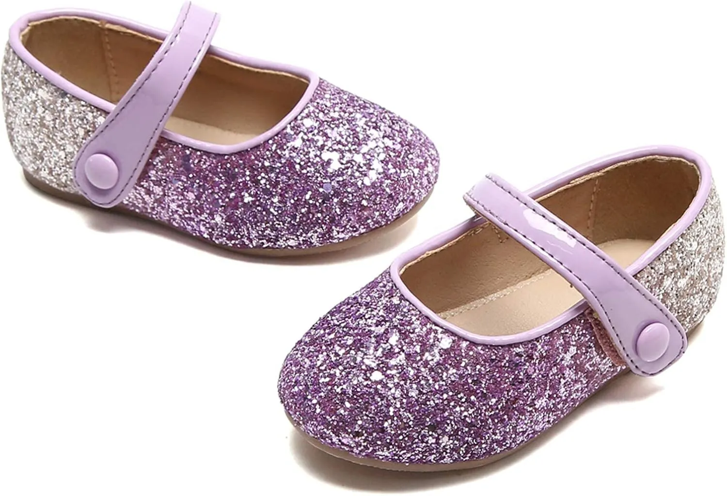 Felix & Flora Toddler Girl Dress Shoes - Flower Girl Ballet Mary Jane Flats Party School Wedding