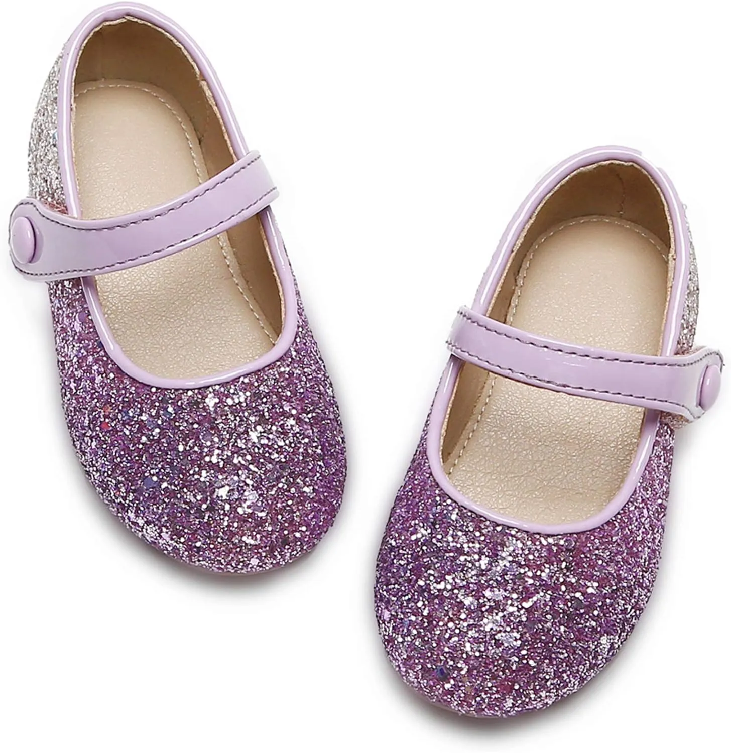 Felix & Flora Toddler Girl Dress Shoes - Flower Girl Ballet Mary Jane Flats Party School Wedding