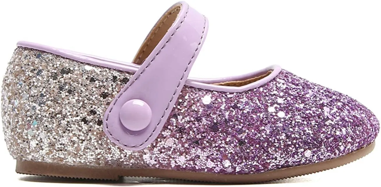 Felix & Flora Toddler Girl Dress Shoes - Flower Girl Ballet Mary Jane Flats Party School Wedding