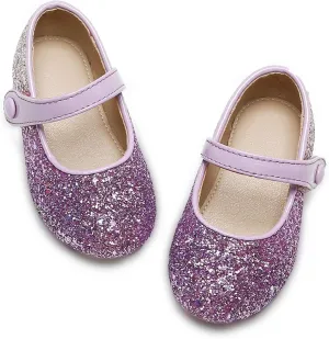 Felix & Flora Toddler Girl Dress Shoes - Flower Girl Ballet Mary Jane Flats Party School Wedding