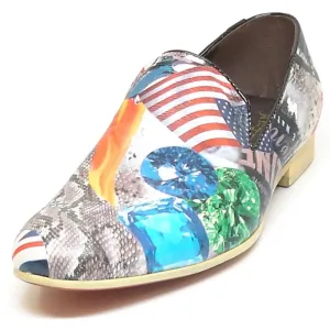 Fiesso FI-6865 Flag Loafers