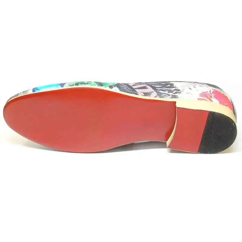 Fiesso FI-6865 Flag Loafers