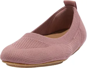 FitFlop Women's Allegro E01 Multi-Knit Ballet Pumps, Warm Rose - 11