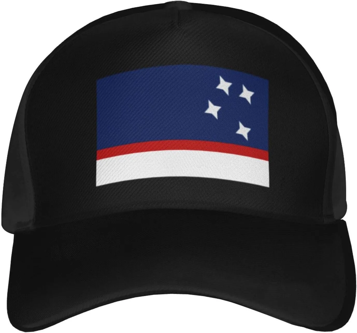 Flag of Patagonia Baseball Cap Men's and Women's Baseball Hat Adjustable Casual Outdoor Breathable Caps Truck Driver Hat Dad Cap Black