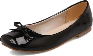 Flats Womens Foldable Ballet Closed Toe Pumps
