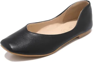 Flats Womens Foldable Ballet Closed Toe Pumps