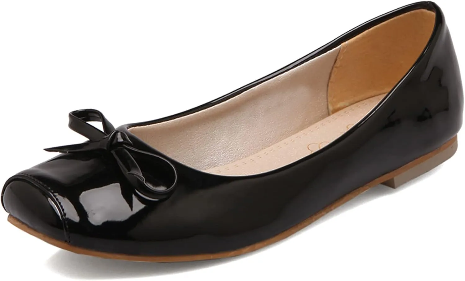 Flats Womens Foldable Ballet Closed Toe Pumps