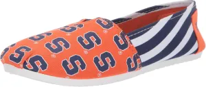 FOCO Women's NCAA NCAA College Canvas Stripe Slip On Shoes