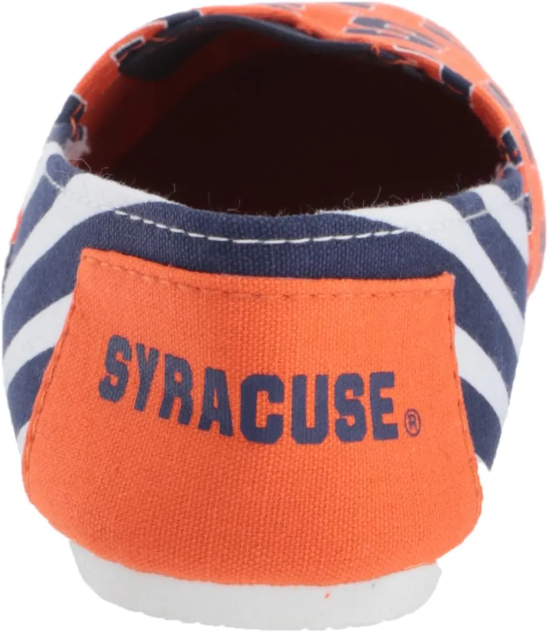 FOCO Women's NCAA NCAA College Canvas Stripe Slip On Shoes