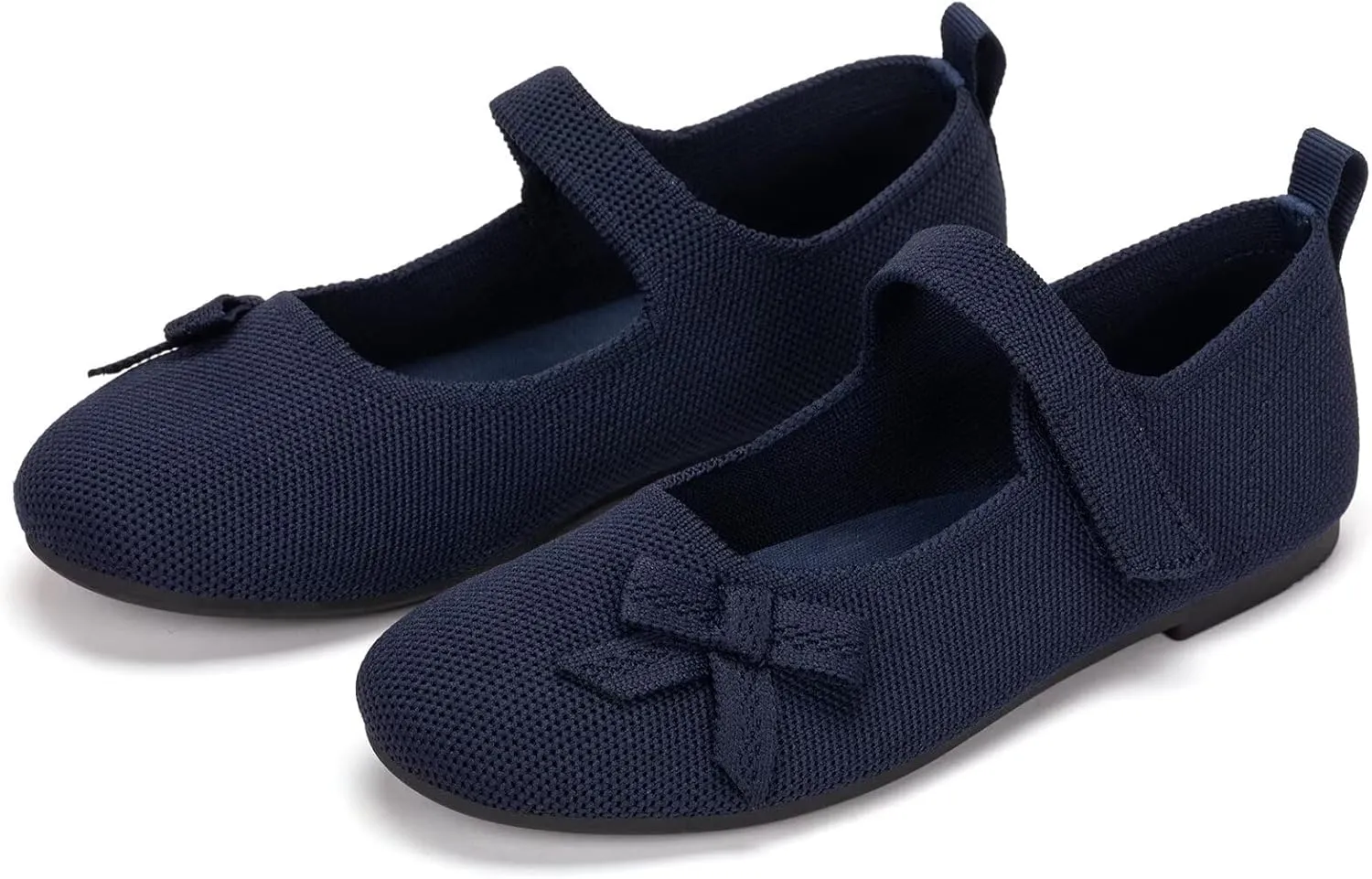 Frank Mully Girls Dress Shoes Mary Janes Girl Flats Slip on Ballet Flat Party School Shoes with Bow Toddler/Little Kid/Big Kid
