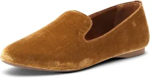 FYS Women Comfortable Slip On Loafers Round Toe Ballet Flats Walking Casual Driving Office Wide Dressy Shoes Size 4-15 US