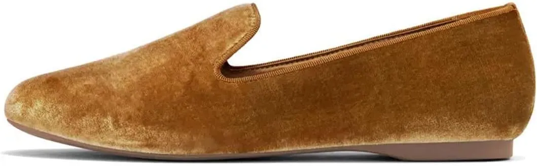 FYS Women Comfortable Slip On Loafers Round Toe Ballet Flats Walking Casual Driving Office Wide Dressy Shoes Size 4-15 US