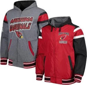 G-III Sports Men's NFL Extreme Full Back Reversible Hoodie Full-Zip Jacket