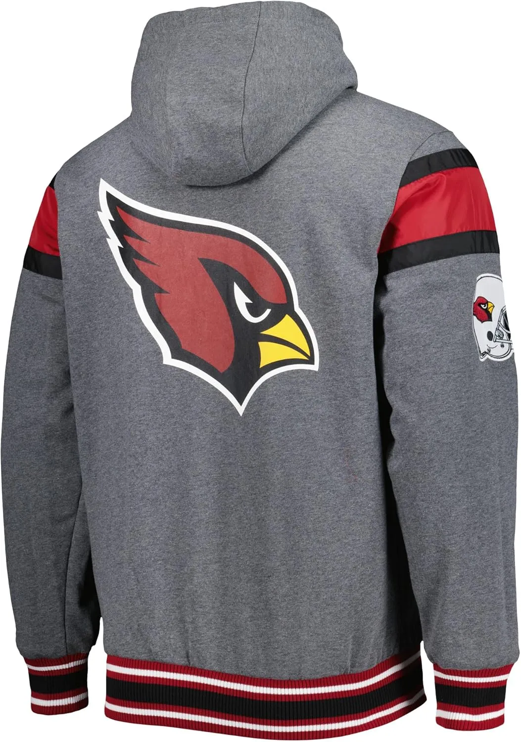 G-III Sports Men's NFL Extreme Full Back Reversible Hoodie Full-Zip Jacket