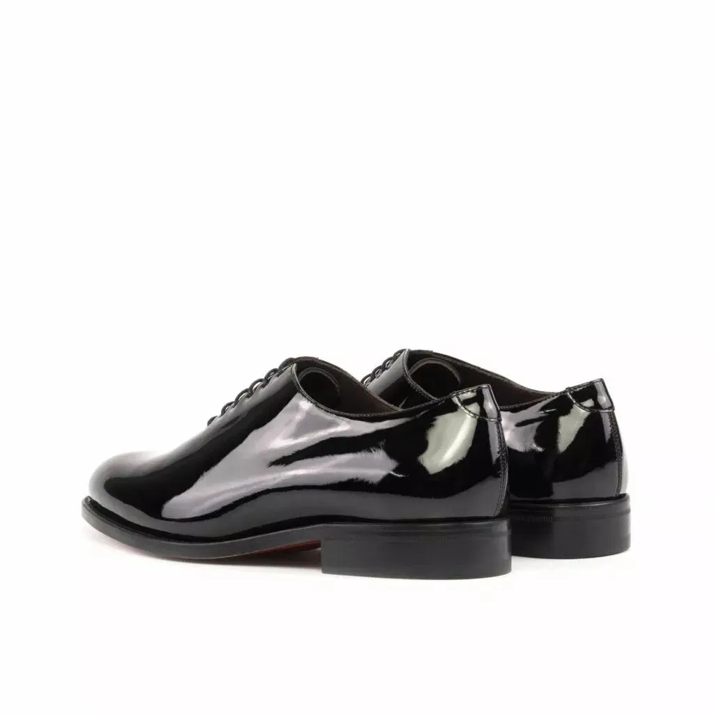 Galvin Black Patent Wholecut Oxford