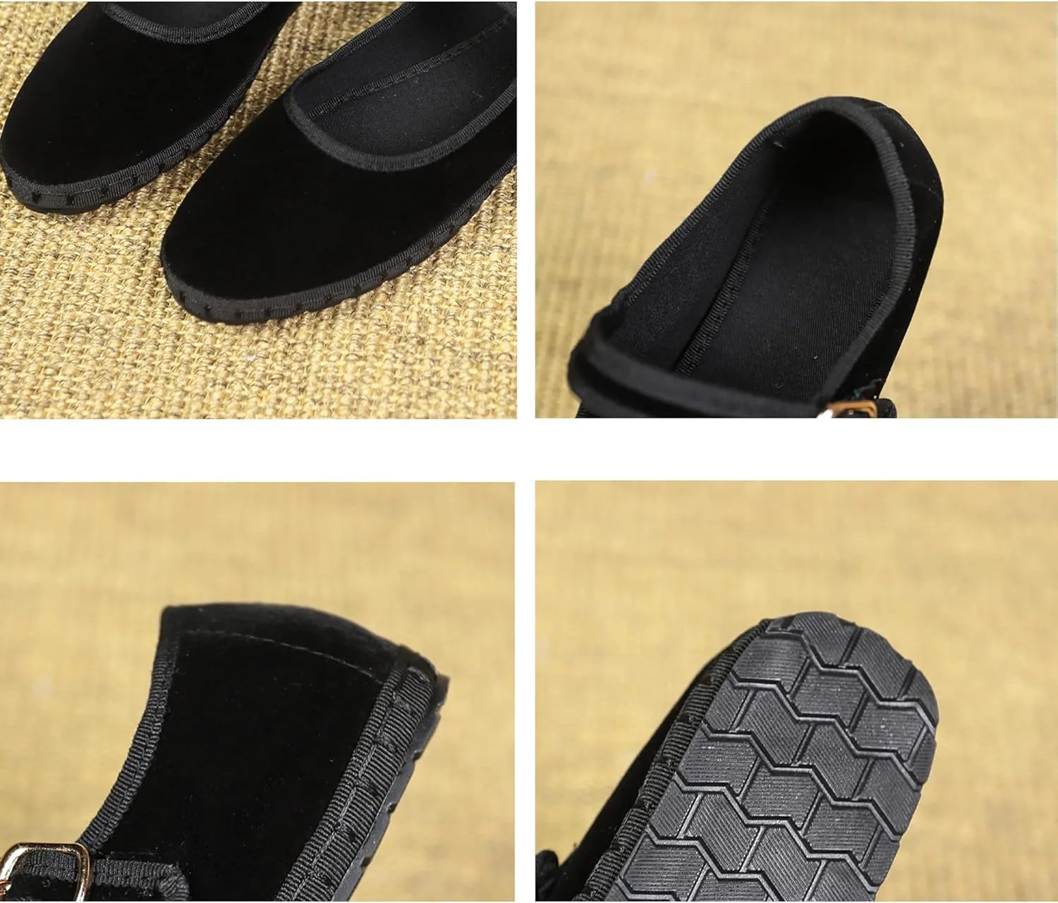 GGOOB Velvet Red Ballet Flats Shoes for Women Brown Flat Shoes Satin Ballet Flats Mary Jane Shoes Y2k Shoes Fall 2024