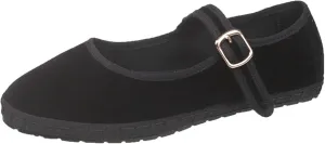 GGOOB Velvet Red Ballet Flats Shoes for Women Brown Flat Shoes Satin Ballet Flats Mary Jane Shoes Y2k Shoes Fall 2024