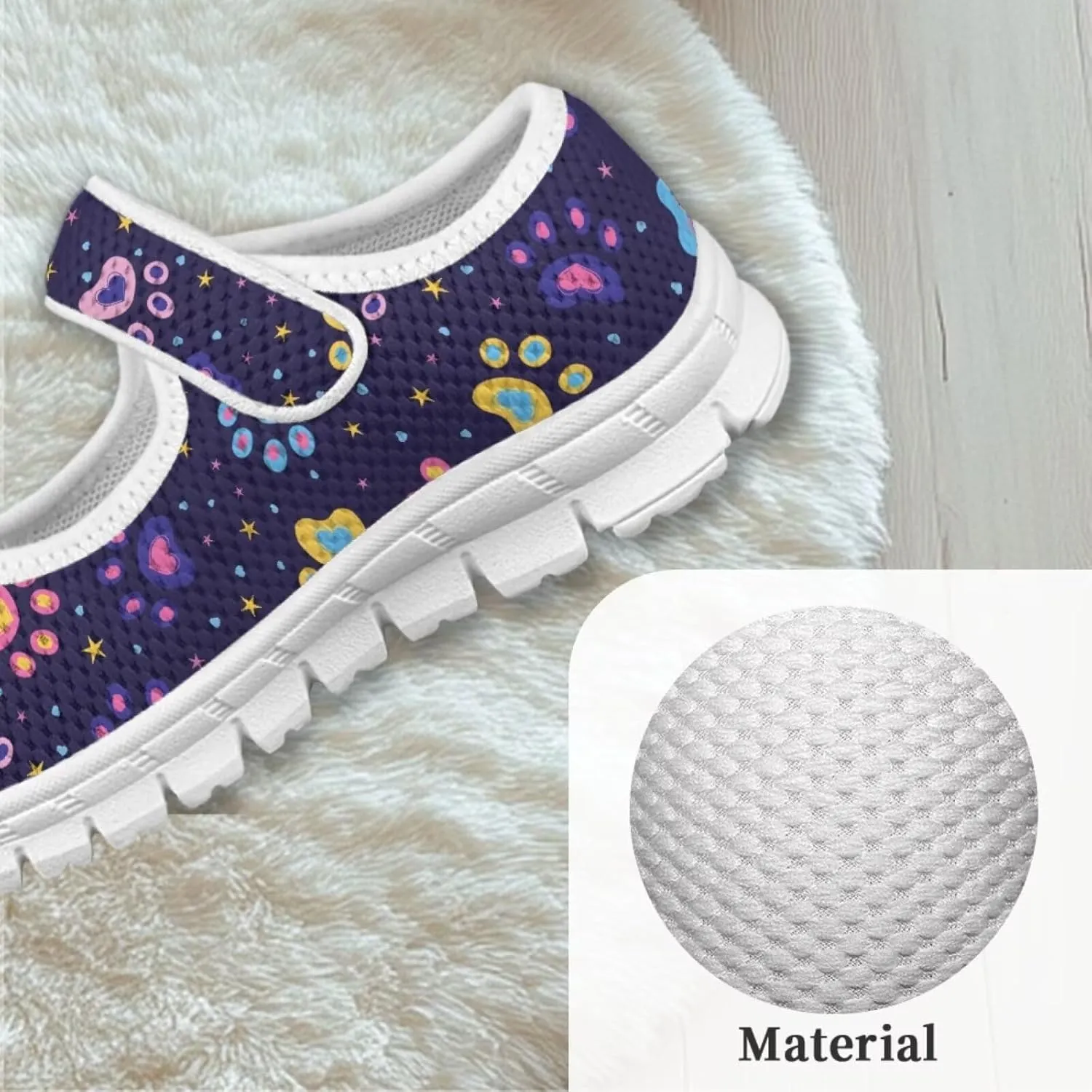 Girls Mary Jane Shoes Animal Print School Uniform Shoes Round Toe Ballet Flats Casual Footwear US 11-2.5