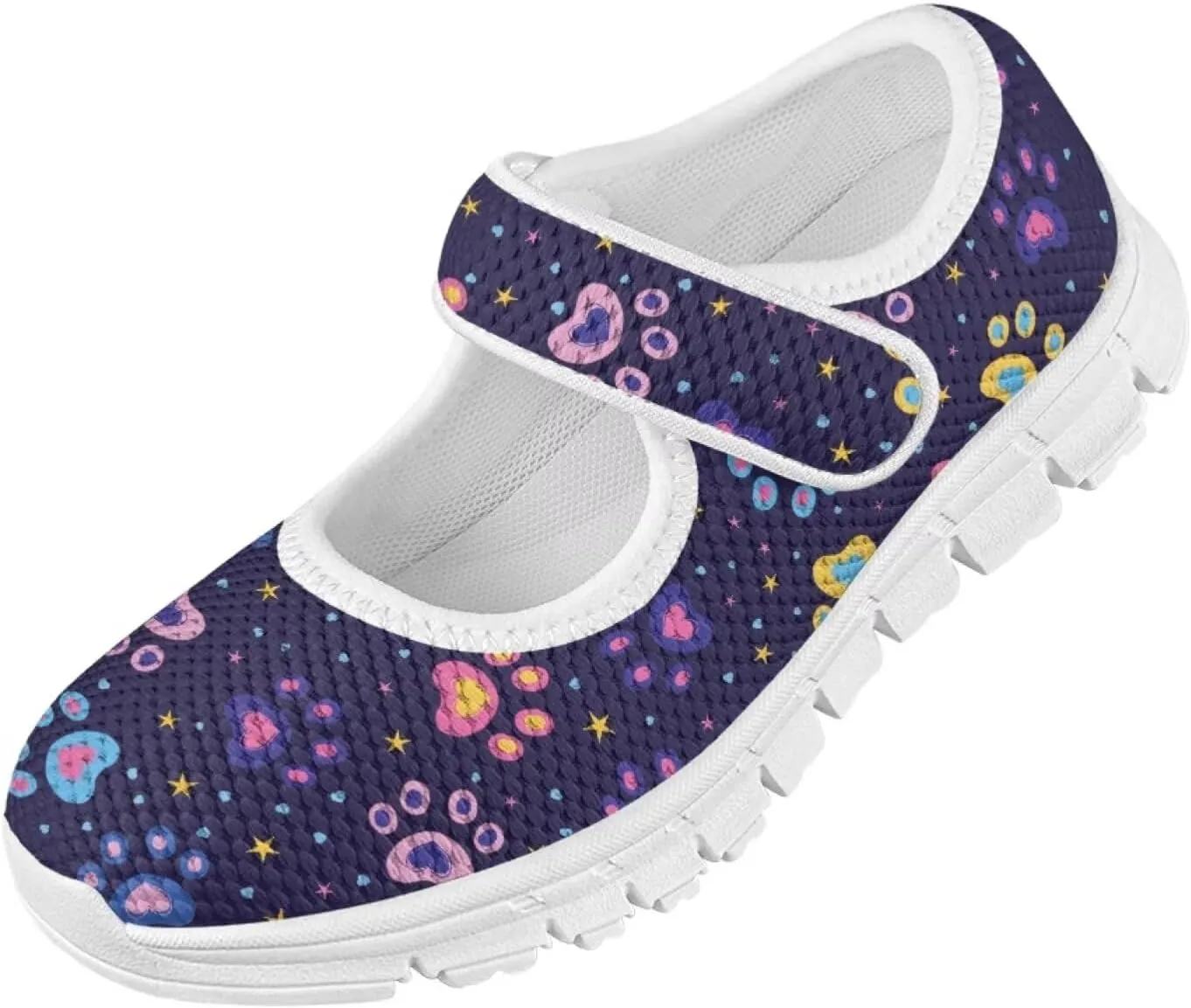 Girls Mary Jane Shoes Animal Print School Uniform Shoes Round Toe Ballet Flats Casual Footwear US 11-2.5