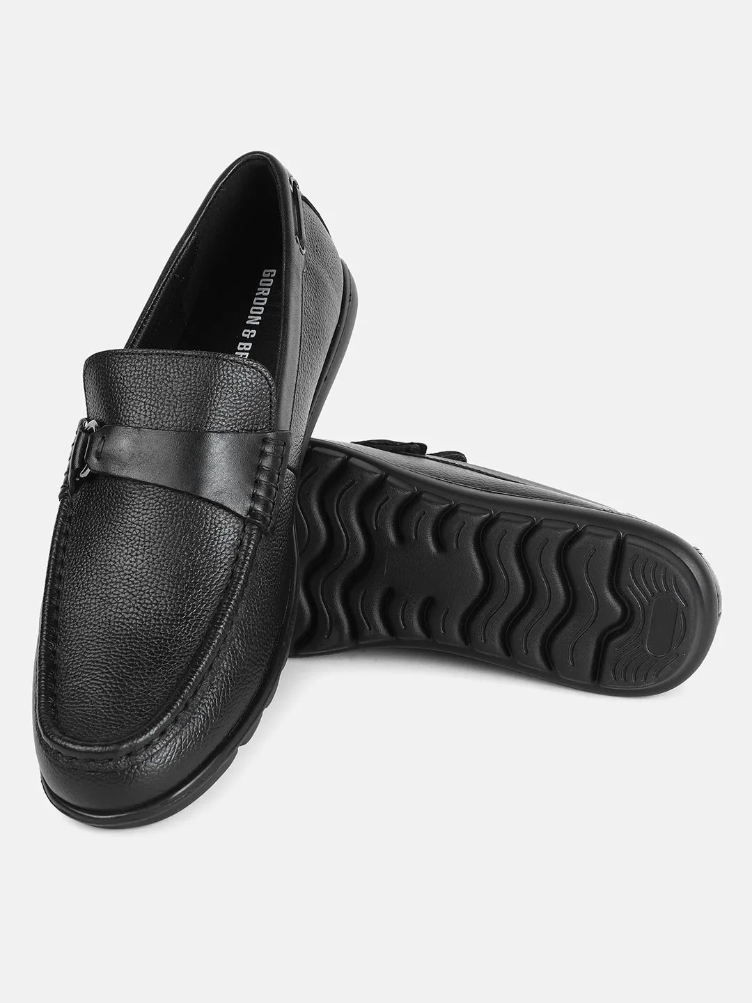 Gordon And Bros Black Men Loafer