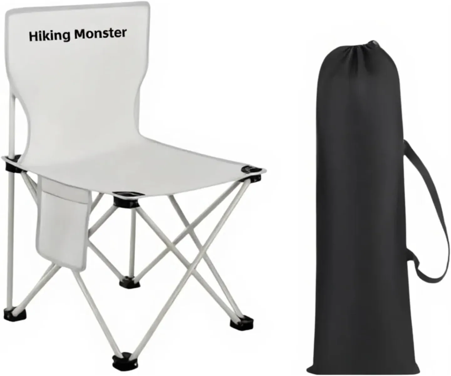 Heavy Duty Portable Folding Camping Chair - 200lb Capacity | Aircraft Aluminum Frame | Ripstop Oxford Fabric | Oversized Adult-Sized for Outdoor, Beach & Fishing (Mibai plus large size 40 * 40 * 65cm)