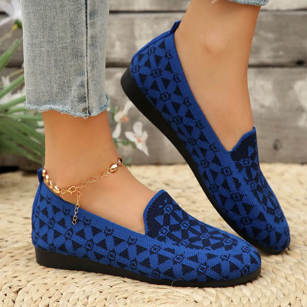 Helen – Breathable Knit Slip-Ons for Women