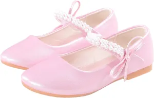 High Heels for Kids Princess Shoes Flats Wedding Party for Girls Toddler Little Kid