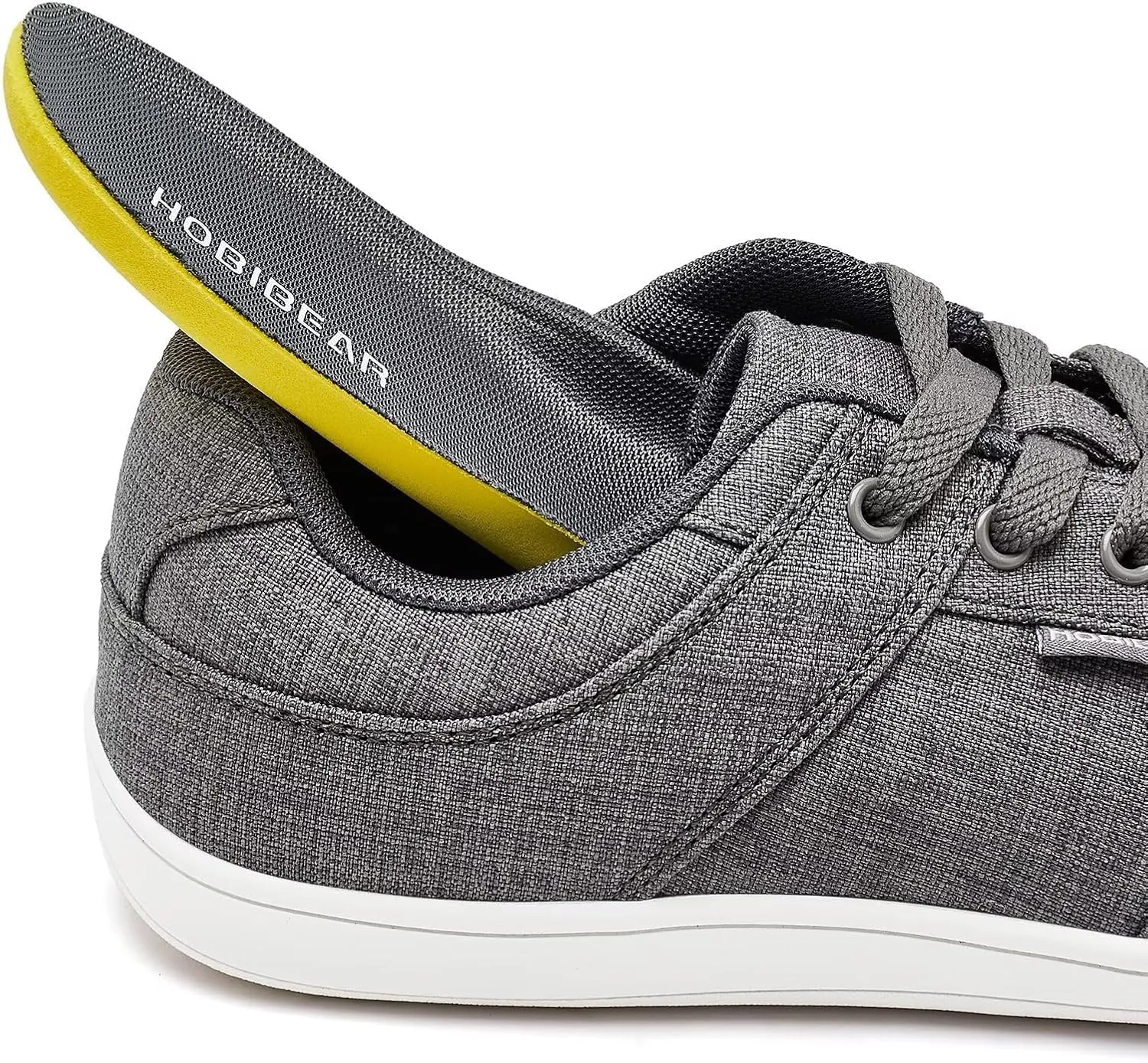HOBIBEAR Unisex Canvas Shoes Men's Wide Barefoot Shoes Women's Fashion Sneakers Classic Casual Shoes Zero Drop Sole