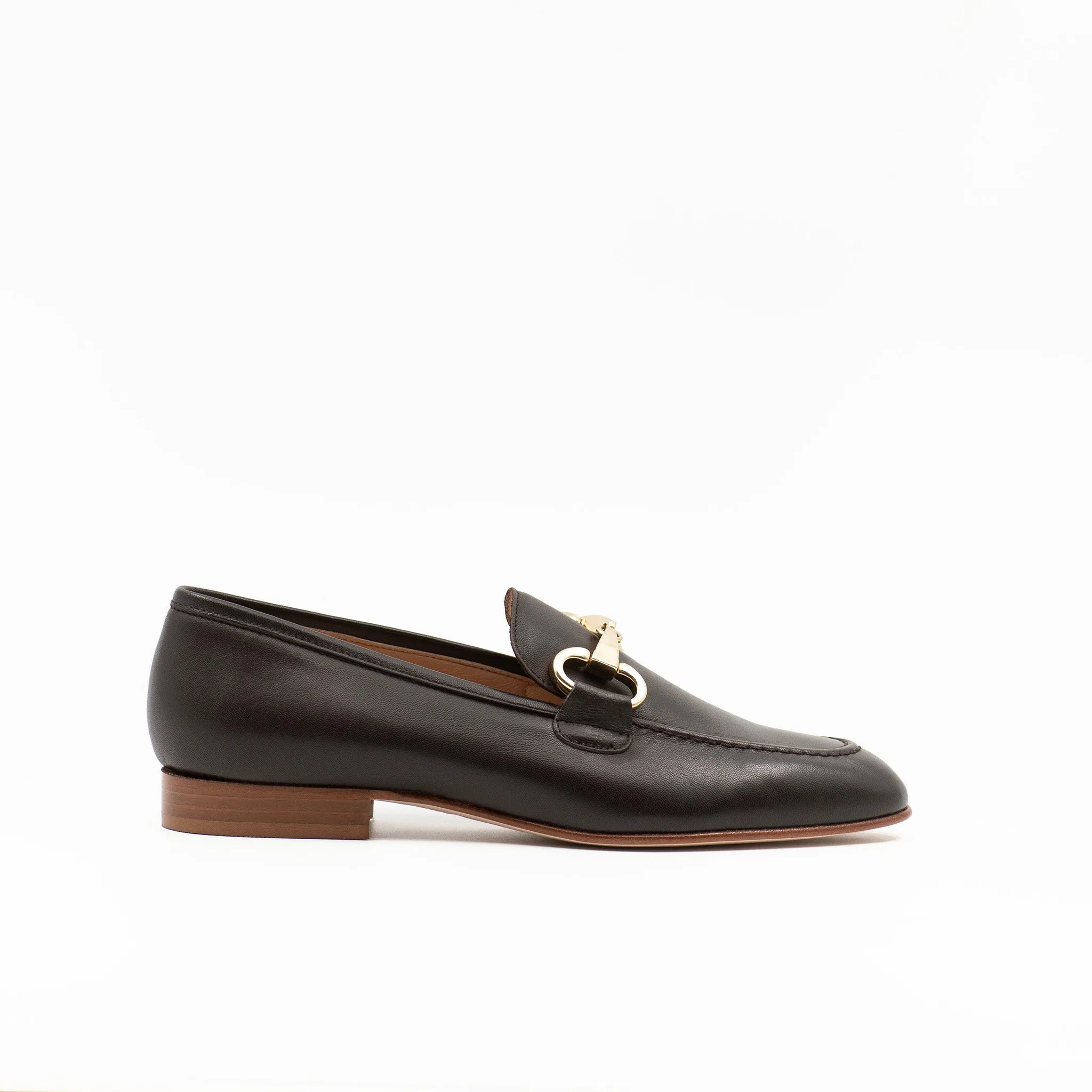 Horsebit Loafer in Brown Leather