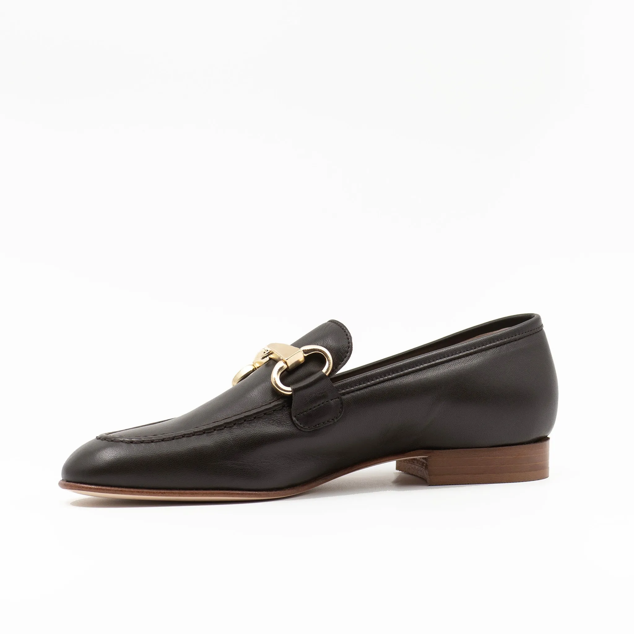 Horsebit Loafer in Brown Leather