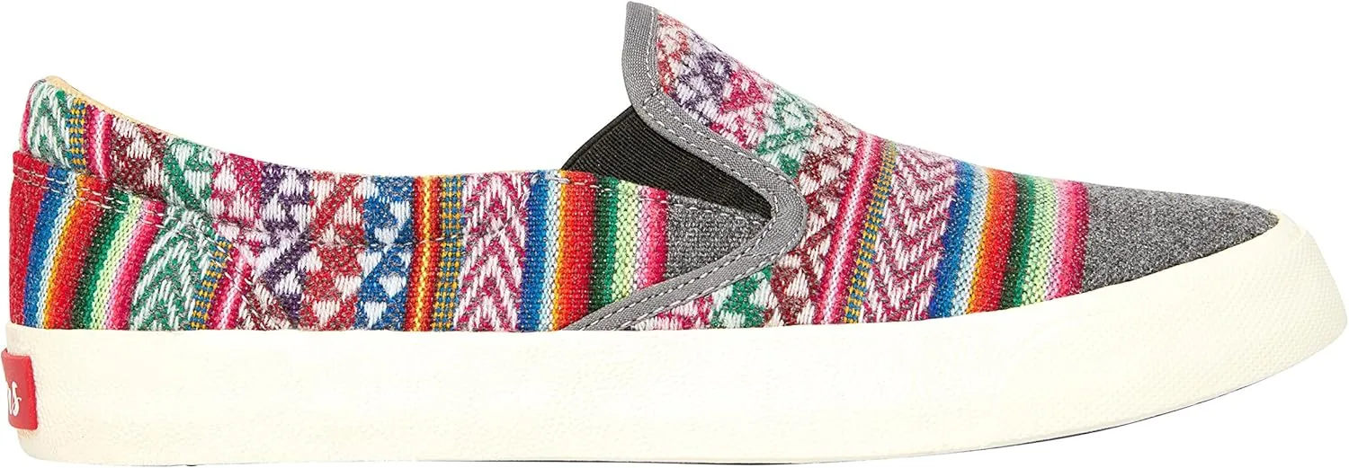 Inkkas - Slate Slip On Canvas Sneaker - Handcrafted Artisan Women's & Men's Casual Shoes