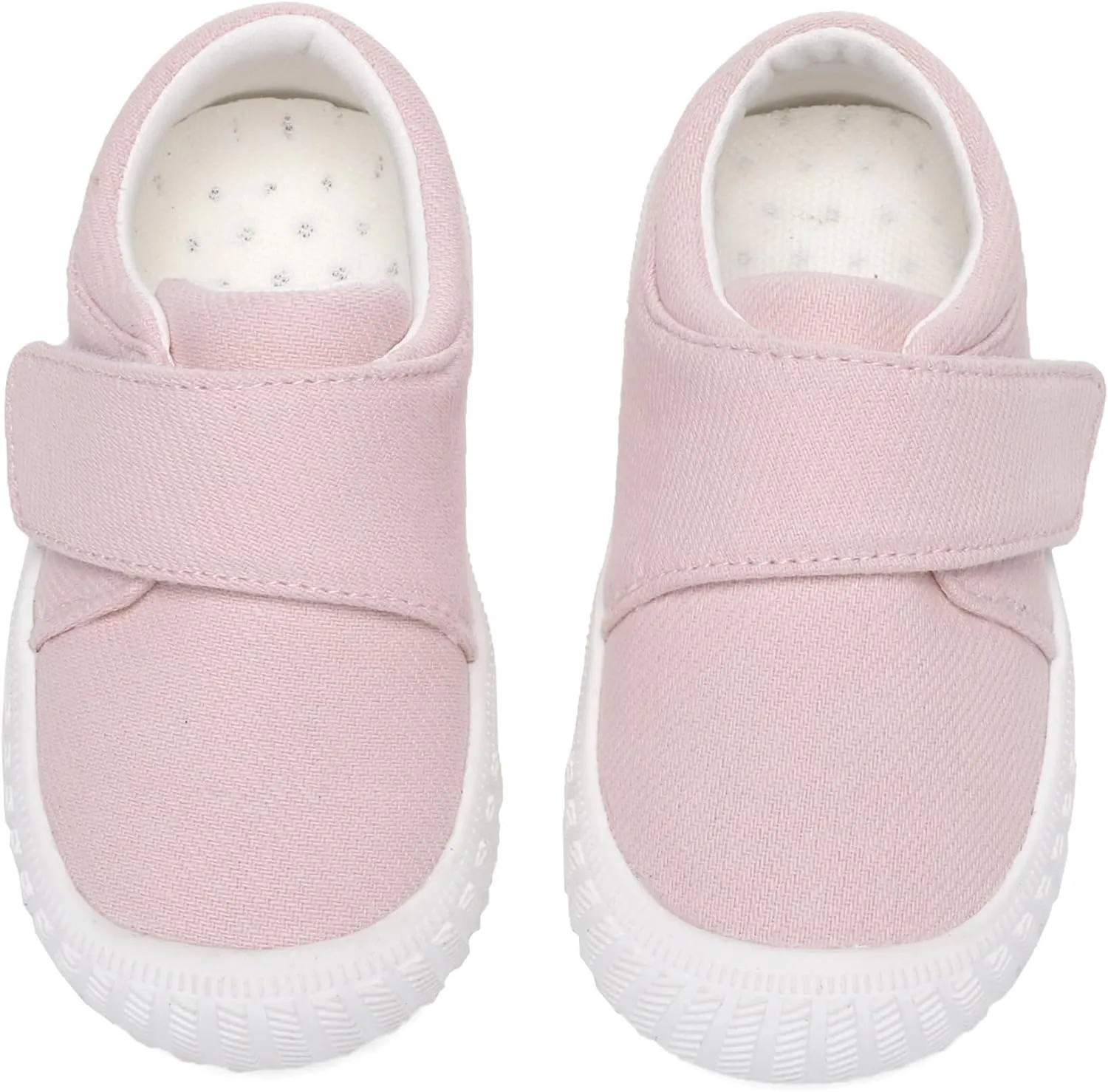 Jack & Lily Canvas Sneakers for Kids - Breathable Toddler Shoes with Non-Slip Sole for Confident Steps - Slip on Shoes for Comfort & Daily Play - Baby Sneakers Keep Little Feet Happy All Day