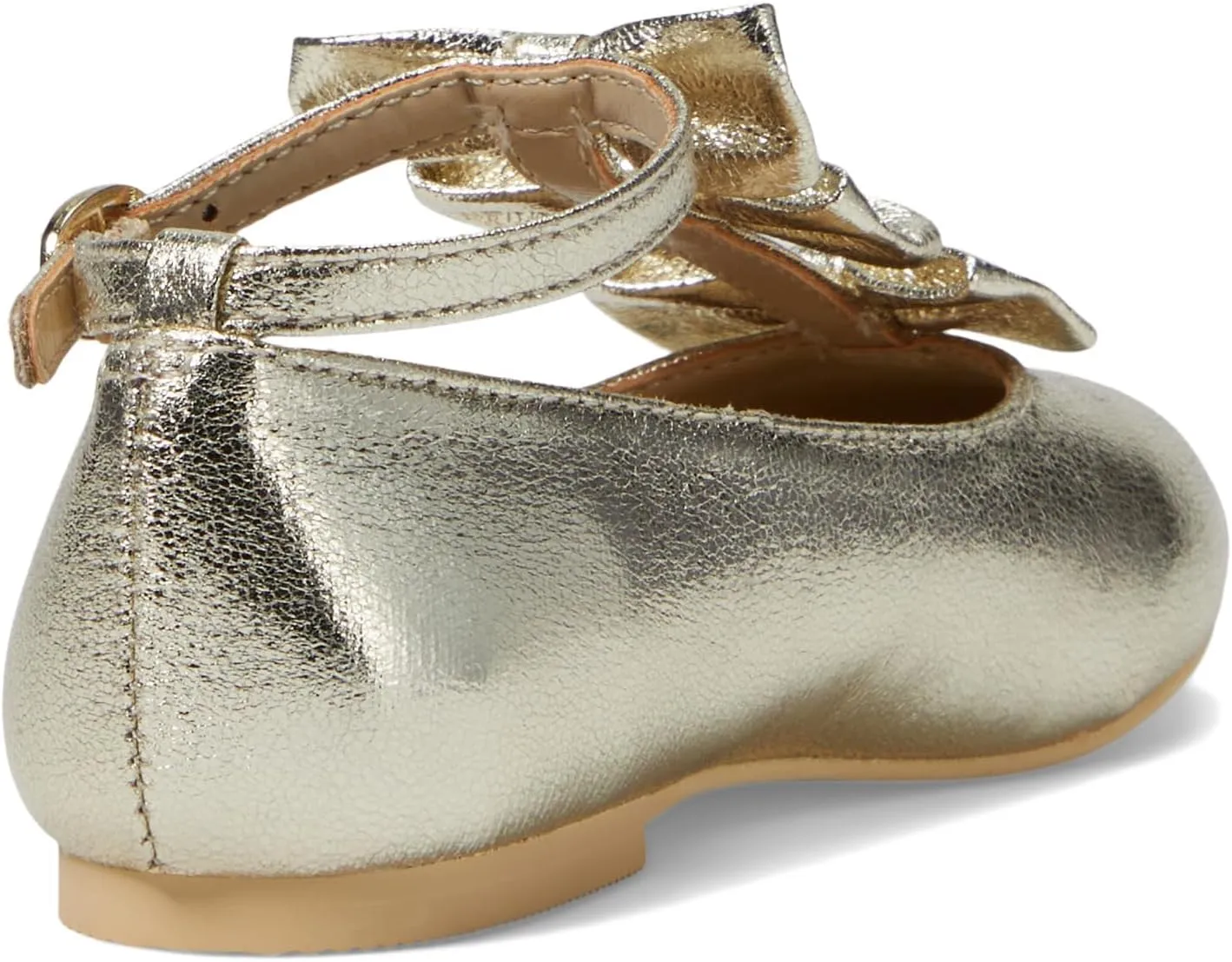 Janie and Jack Girl's Crackle Bow Flats (Toddler/Little Big Kid) Ballet