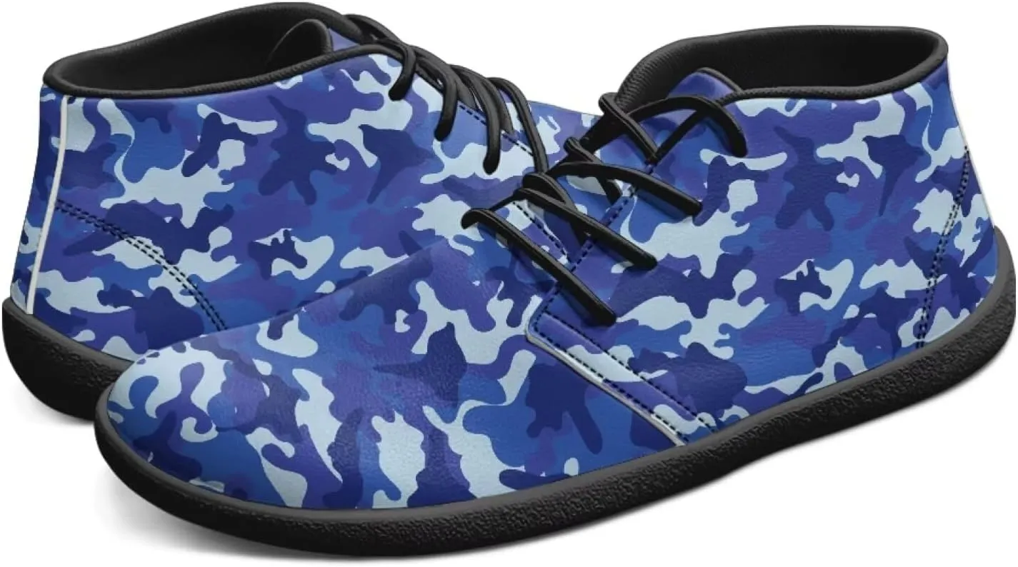 Jeiento Men Barefoot Shoes Camouflage - Wide Toe Box Camo Zero Drop Sole Walking Shoes
