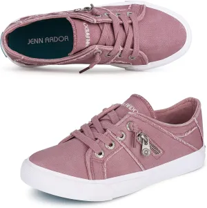 JENN ARDOR Women’s Fashion Sneakers Slip On Shoes Women Sneakers Canvas Shoes Womens Tennis Comfortable Walking Flats for Womens Casual Shoes