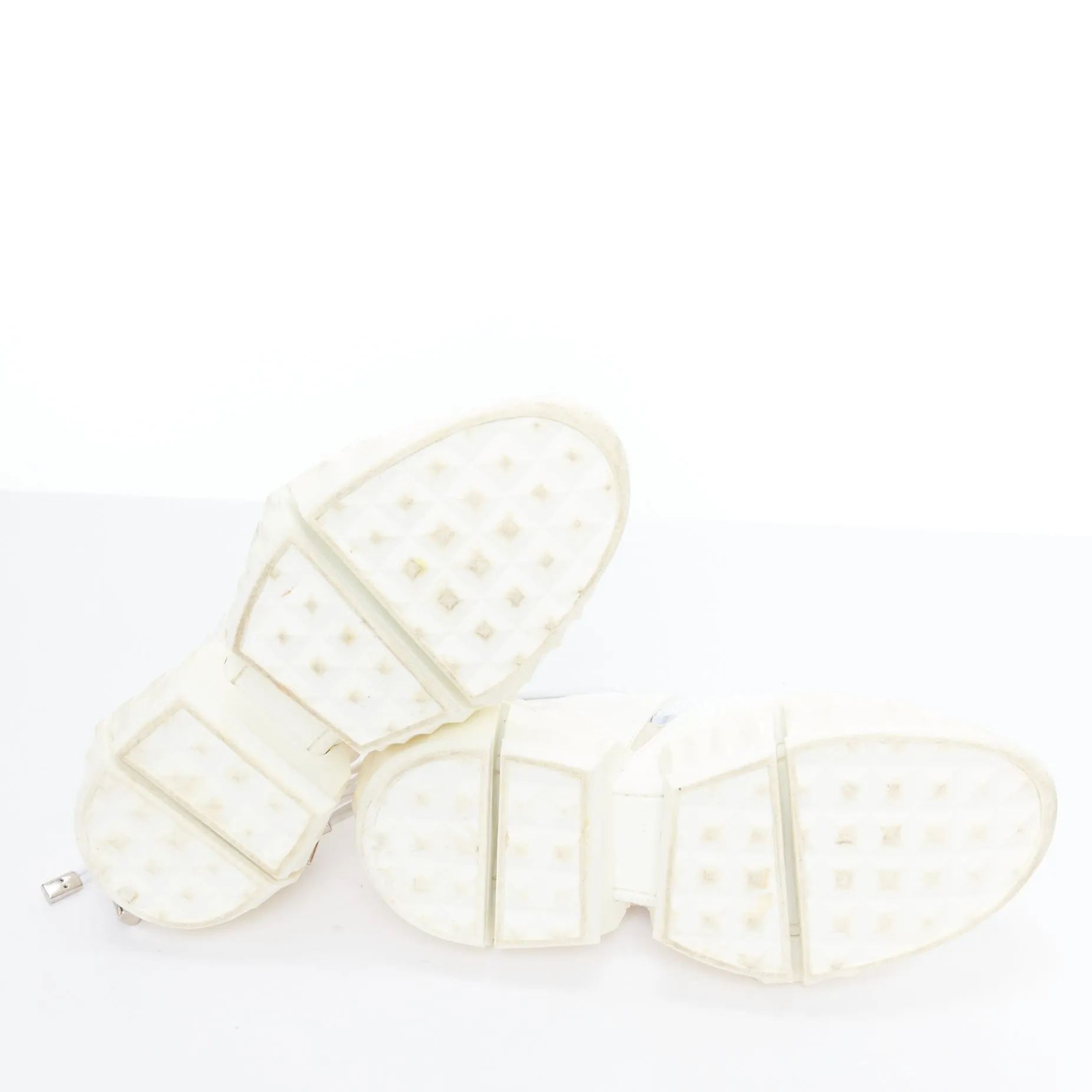 JIMMY CHOO Diamond Trail white faceted chunky sole sneakers EU36