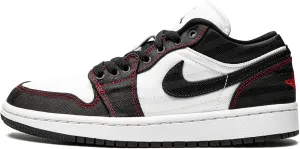 Jordan Womens WMNS AIr 1 Low SE UTL DD9337 106 White/Black/Red - Size 10.5W